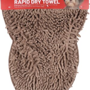 Absorberende handdoek pakka taupe 80x30x2.5cm