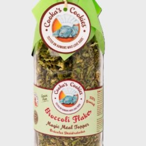 Air dried broccoli flakes