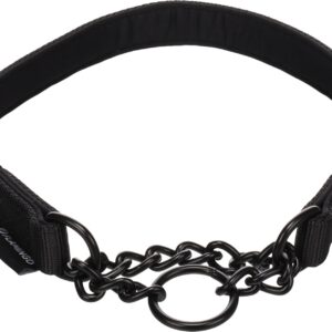 Anti-trek halsband Trero zwart S 34-45cm