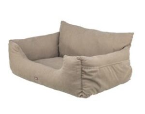 Autostoel dubbel 80x35x60cm taupe