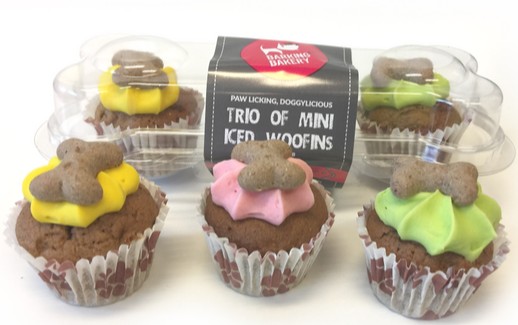Barking bakery mini iced trios bright color