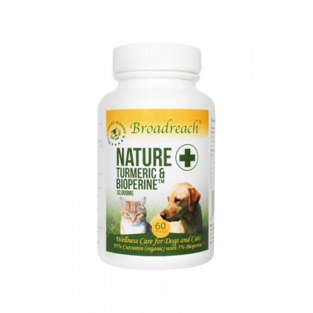 Broadreach Nature Kurkuma met Bioperine capsules, 60 stuks