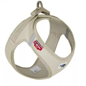 Curli vest harnas clasp Cord – 3XS Beige