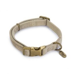 DBL halsband velura 20-30cm grijs