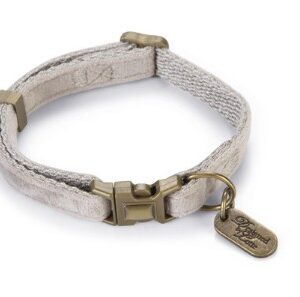 DBL halsband velura grijs 48-70cm