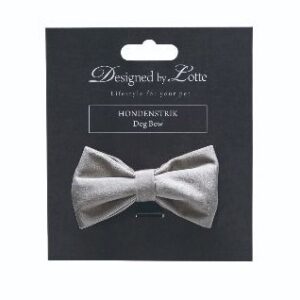 DBL velvet hondenstrik zaza S 9cm grijs