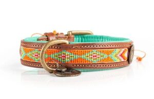 DWAM halsband - Tiger lily XS