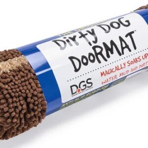 Dirty dog droogloopmat 90x66cm bruin
