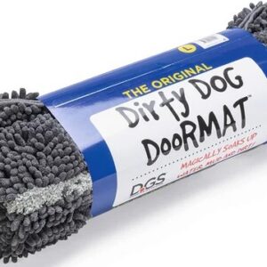 Dirty dog droogloopmat 90x66cm grijs