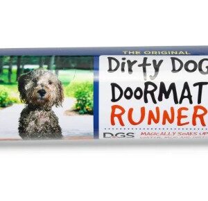 Dirty dog droogmat 152x76cm bruin