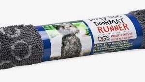 Dirty dog droogmat 152x76cm grijs