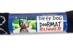 Dirty dog droogmat 152x76cm zwart