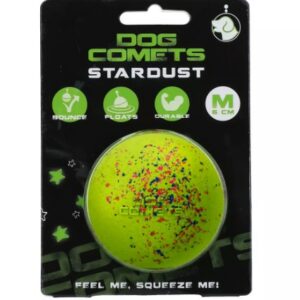Dog comets ball stardust groen M