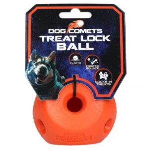 Dog comets treat lock ball oranje