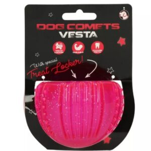 Dog comets vesta with treat locker roze