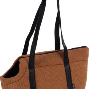 Draagtas alessia bruin 46x23x25cm
