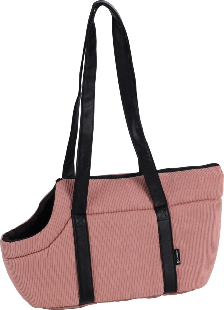 Draagtas alessia roze 46x23x25cm