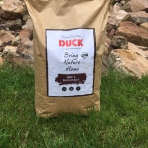 Duck coldpressed beef & buckwheat 14kg