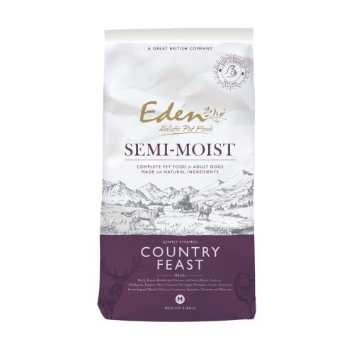 Eden dog semi-moist country feast 10kg