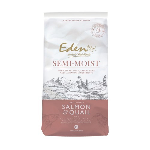 Eden dog semi-moist salmon & quail 2kg