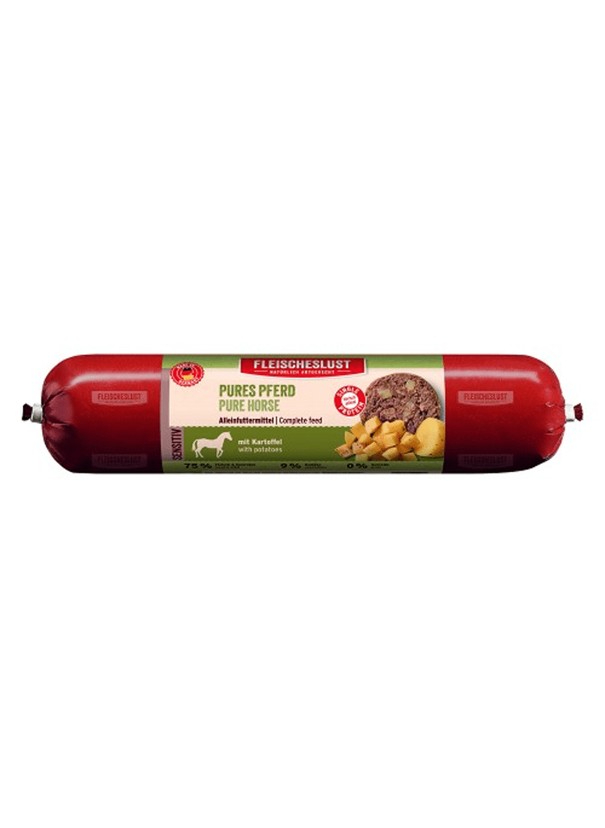 Fleischelust sensitive pure horse 400g
