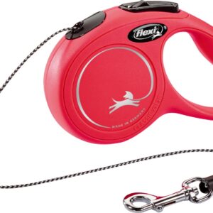 Flexi classic cord M 8m rood (1 jaar garantie op rolmechanisme)