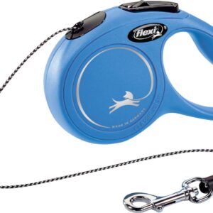 Flexi classic cord blauw M 5m (1 jaar garantie op rolmechanisme)