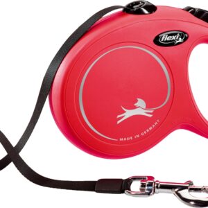 Flexi classic tape M 5m rood (1 jaar garantie op rolmechanisme)