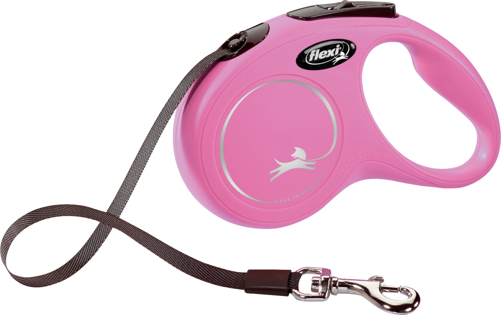 Flexi classic tape M 5m roze (1 jaar garantie op rolmechanisme)