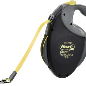 Flexi giant zwart L 10m (1 jaar garantie op rolmechanisme)