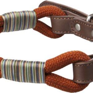 Halsband athos cognac L 45-55cm 20mm