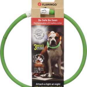 Halsband nera visio groen 20-70cm