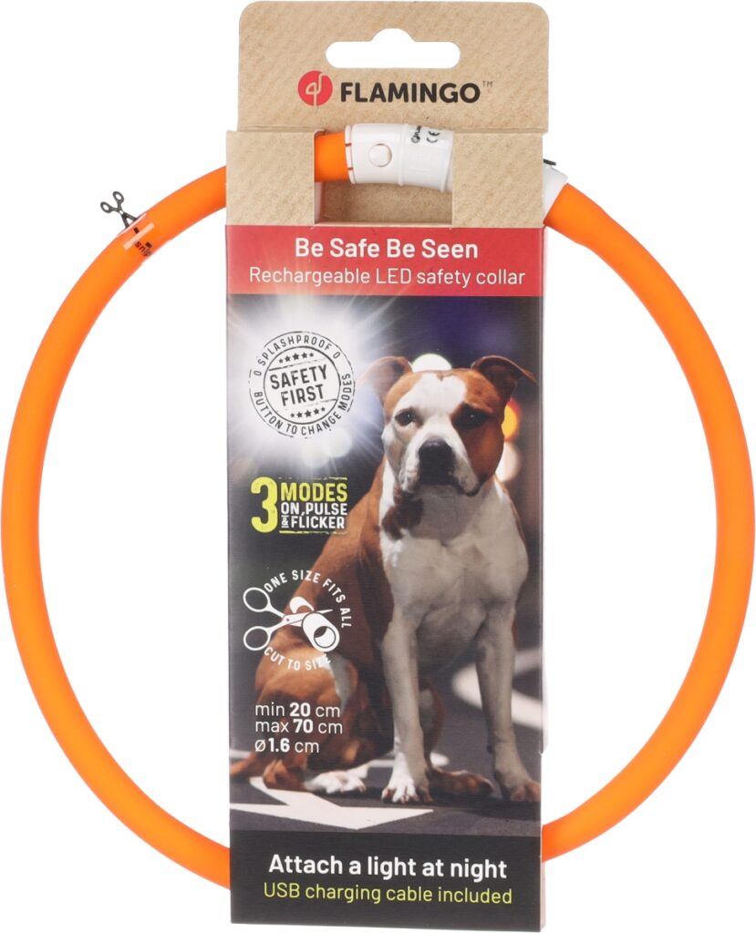 Halsband nera visio oranje 20-70cm