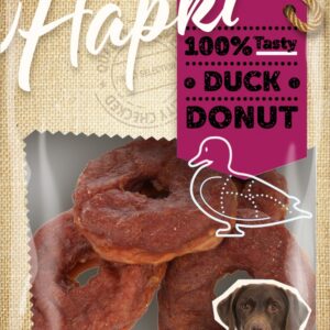 Hapki donut met eend 95g