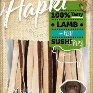 Hapki lamb/fish sushi strips 85g