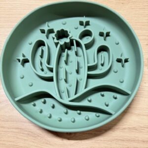 JV voerbak siliconen slow feeder - cactus