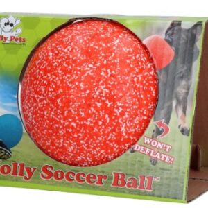 Jolly soccer ball 15cm oranje/wit