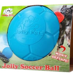 Jolly soccer ball 20cm oceaan blauw