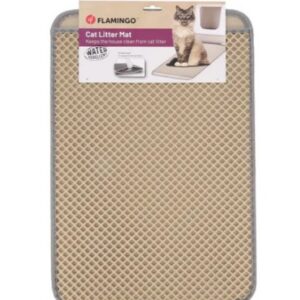 Kattenbakmat matz beige 61x41x1.3cm