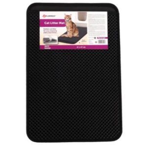 Kattenbakmat matz zwart 61x41x1.3cm