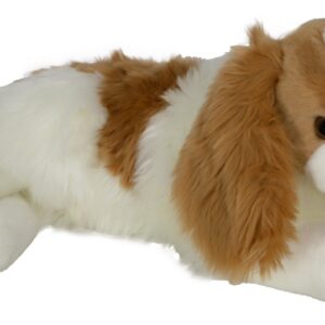 King charles spaniel pluche bruin/wit 35cm