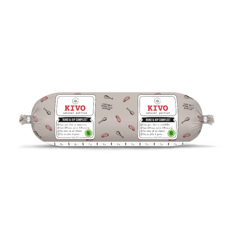 Kivo rund & kip compleet 500g