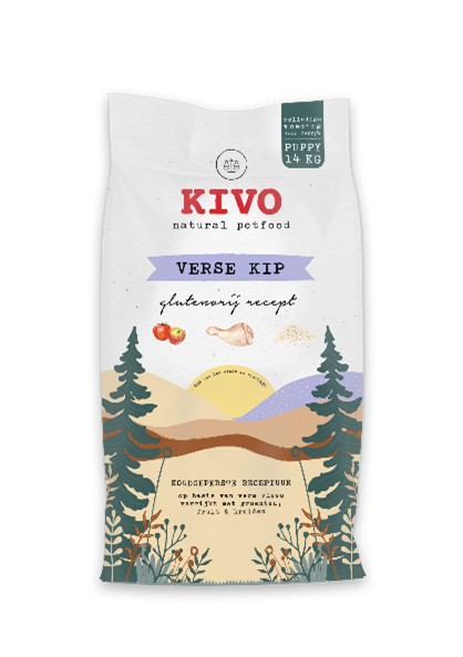 Kivo verse kip puppy - glutenvrij 4kg