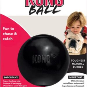 Kong extreme rubber bal zwart