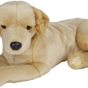 Labrador pluche liggend blond 53cm