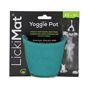 Lickimat yoggie pot turquoise