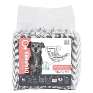 M-PETS luiers vrouwelijk M 10pcs