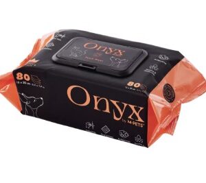 M-PETS onyx reinigingsdoekjes - peach 80 st