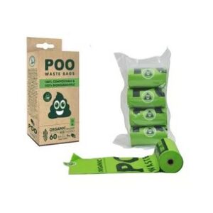 M-PETS poo 100% composteerbare poepzakjes 60st