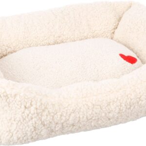 Mand lief rechthoekig beige 50x40cm